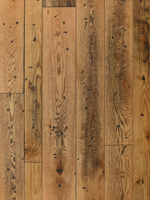 White Oak 6 1/4"-Antiqued, Hand Distressed, Natural